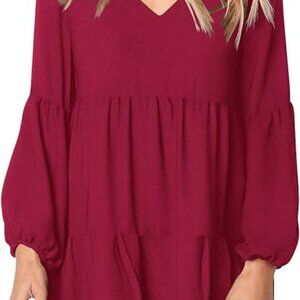 Red Amazon Boho Dress